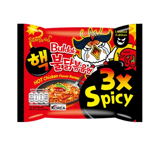 Samyang 3x Spicy Hot Chicken Ramen Noodles 140gm