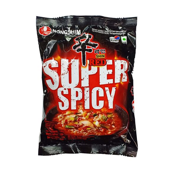 Nongshim Shin Red Super Spicy Noodles 120gm
