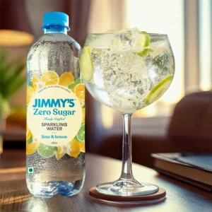 JIMMY'S ZERO SUGAR SPARKLING WATER LIME & LEMON 600 ML