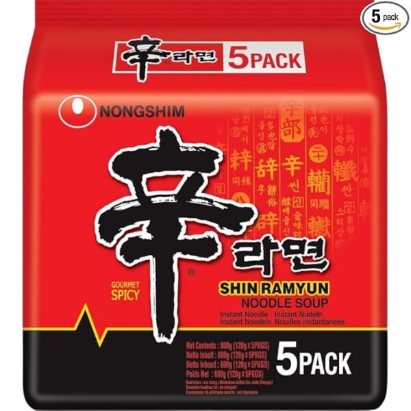 NONGSHIM SHIN RAMYUN NOODLES SOUP 5 PACK